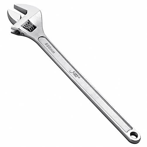 Jetech 24-Inch Adjustable Wrench - Professional Heavy Duty Chrome Vanadium Steel Shifter Spanner with Inch/Metric Scale Wide Caliber Opening