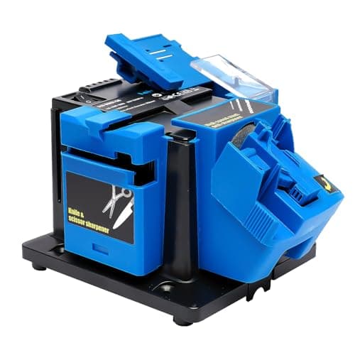 Electric Drill Bit Sharpener, 3-in-1 Multifunction Electric Sharpening Machine for Knife, drill, Chisel, Scissor, 110V, Grinder with Adjustable Angles, 96W, 1350rpm, Compact Design