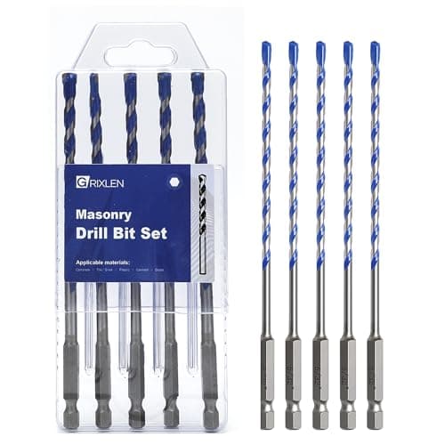 5 Pack 5/32 inch Concrete Drill Bit Set