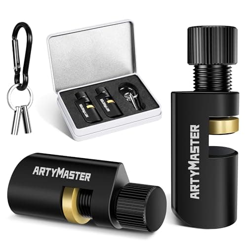 ArtyMaster Stair Gauges with Rubber Pad – Stair Gauges for Framing Square & Circular Saw – Framing Jig Square Stops – Circular Saw Guide – Carpentry Jig Stops