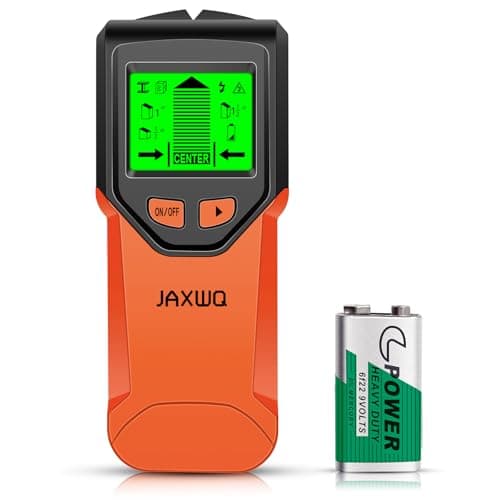 Stud Finder Wall Scanner - 5 in 1 Stud Finder Tool w/Microprocessor Chip and HD LCD Display, Stud Detector Beam Finders for the Center and Edge of Wood AC Wire Metal Studs Joist Pipe