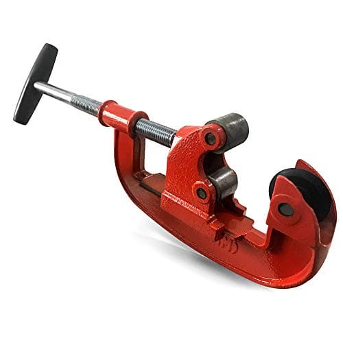 QWORK Professional Pipe Cutter Tool for 1-3" Pipes - Ideal for Plumbing, Automotive, and Construction Projects